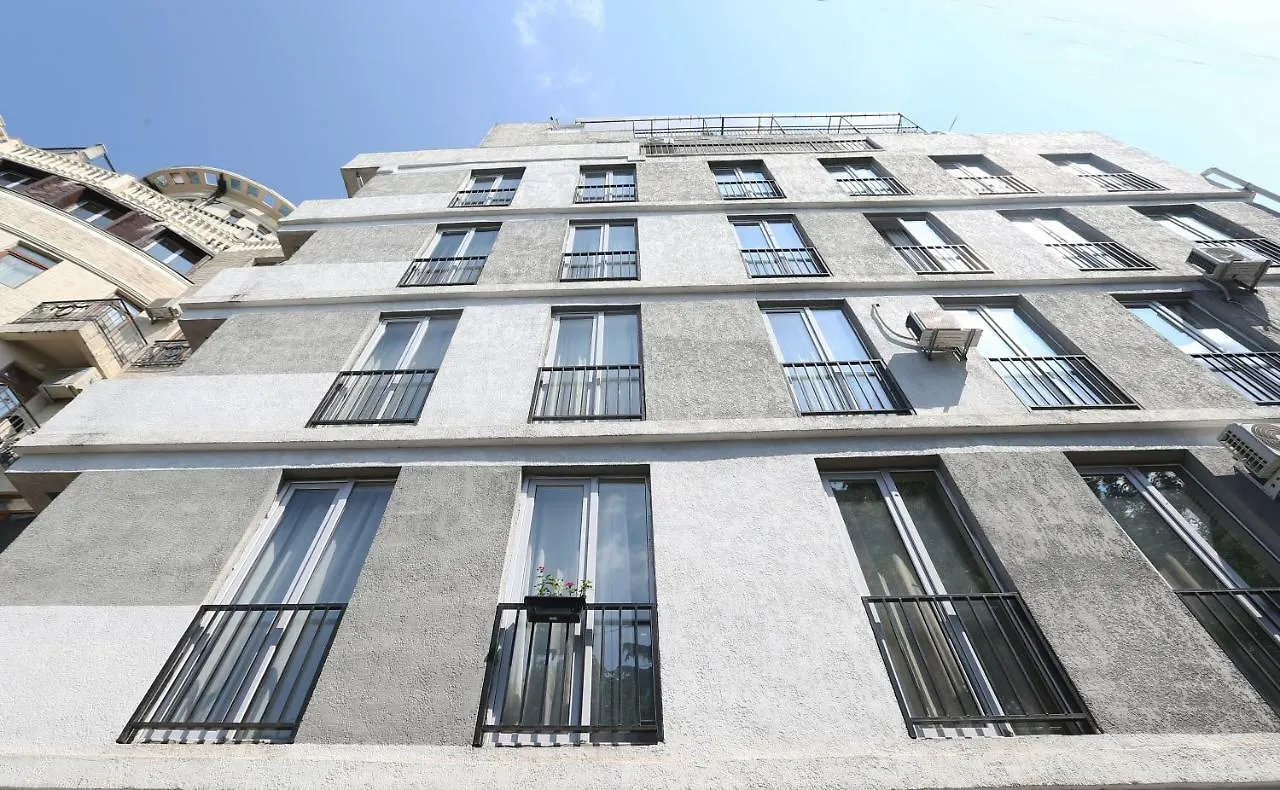 Minimalist Blue Belinski 8 Apartment Tbilisi