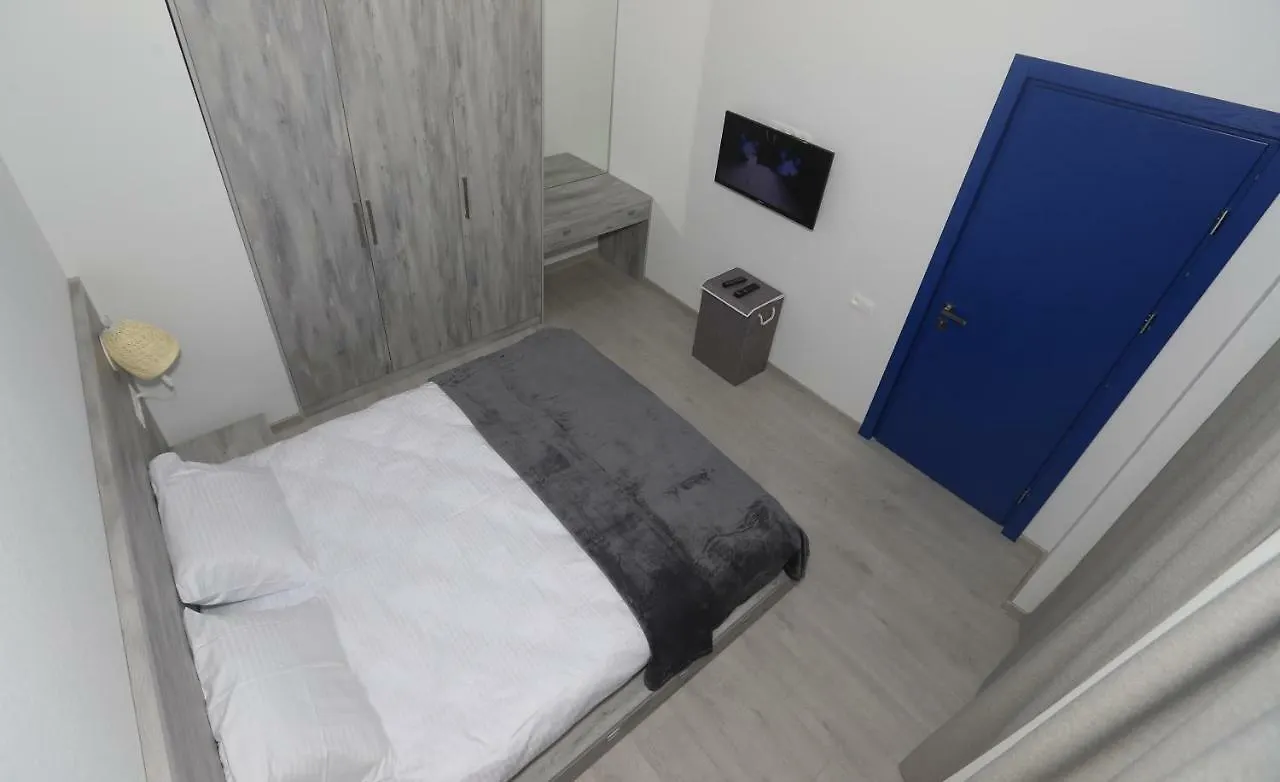 Minimalist Blue Belinski 8 Apartment Tbilisi Georgia